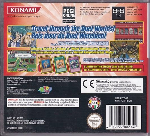 Yugioh World Championship 2008 - Nintendo DS (A Grade) (Genbrug)